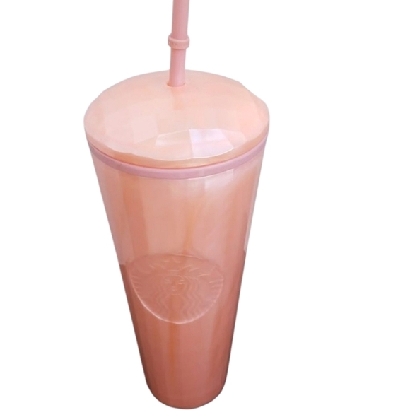 Starbucks Blush Pink Tumbler with Lid and Straw - Picture 2 of 2